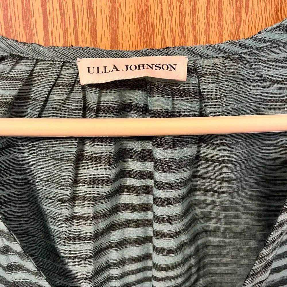 ULLA JOHNSON OPHELIA STRIPED BLOUSE - Picture 7 of 9